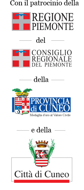 Con il Patrocinio della Regione Piemonte e di Città di Cuneo
