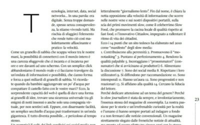 Slow journalism: maneggiare con cautela